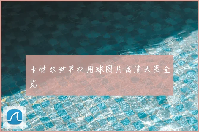 卡特尔世界杯用球图片高清大图全览